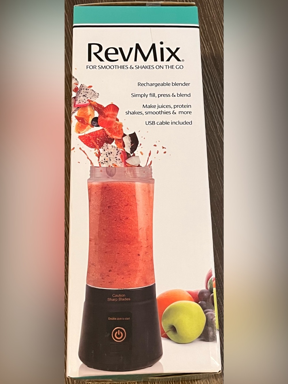 Revo Black Personal Blender Bottle with Carry Loop - Picture 3 of 4